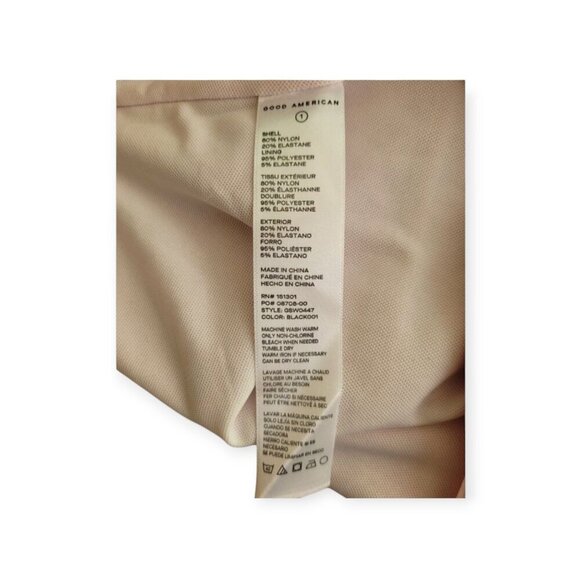 Good American High Neck Fuchsia Bodysuit Size XS NWT - Picture 5 of 7